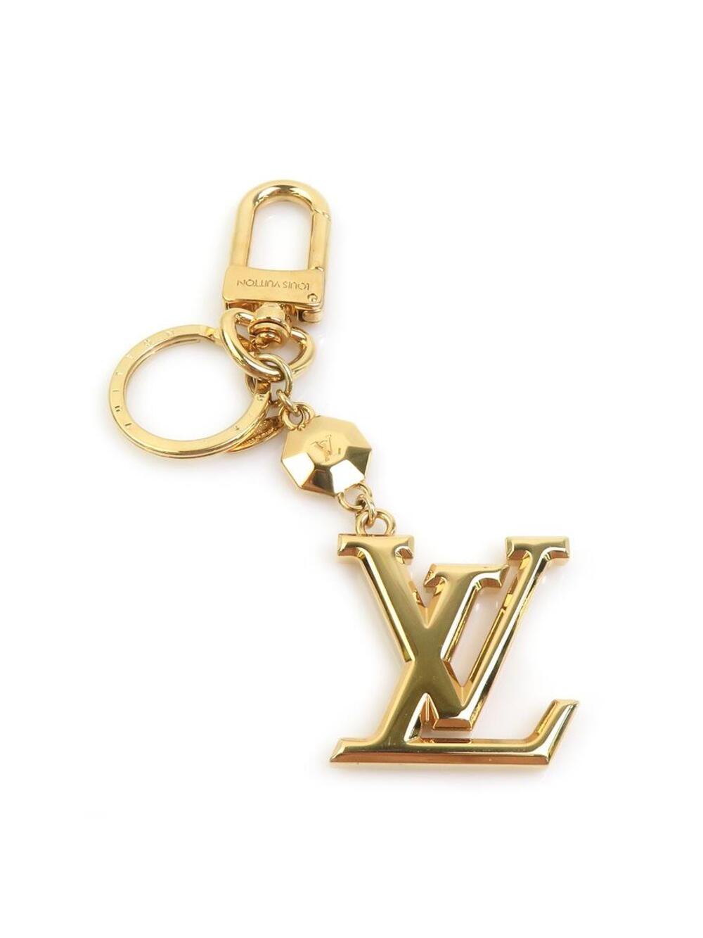Auth Louis Vuitton Charm Key Ring Gold #315370L21B